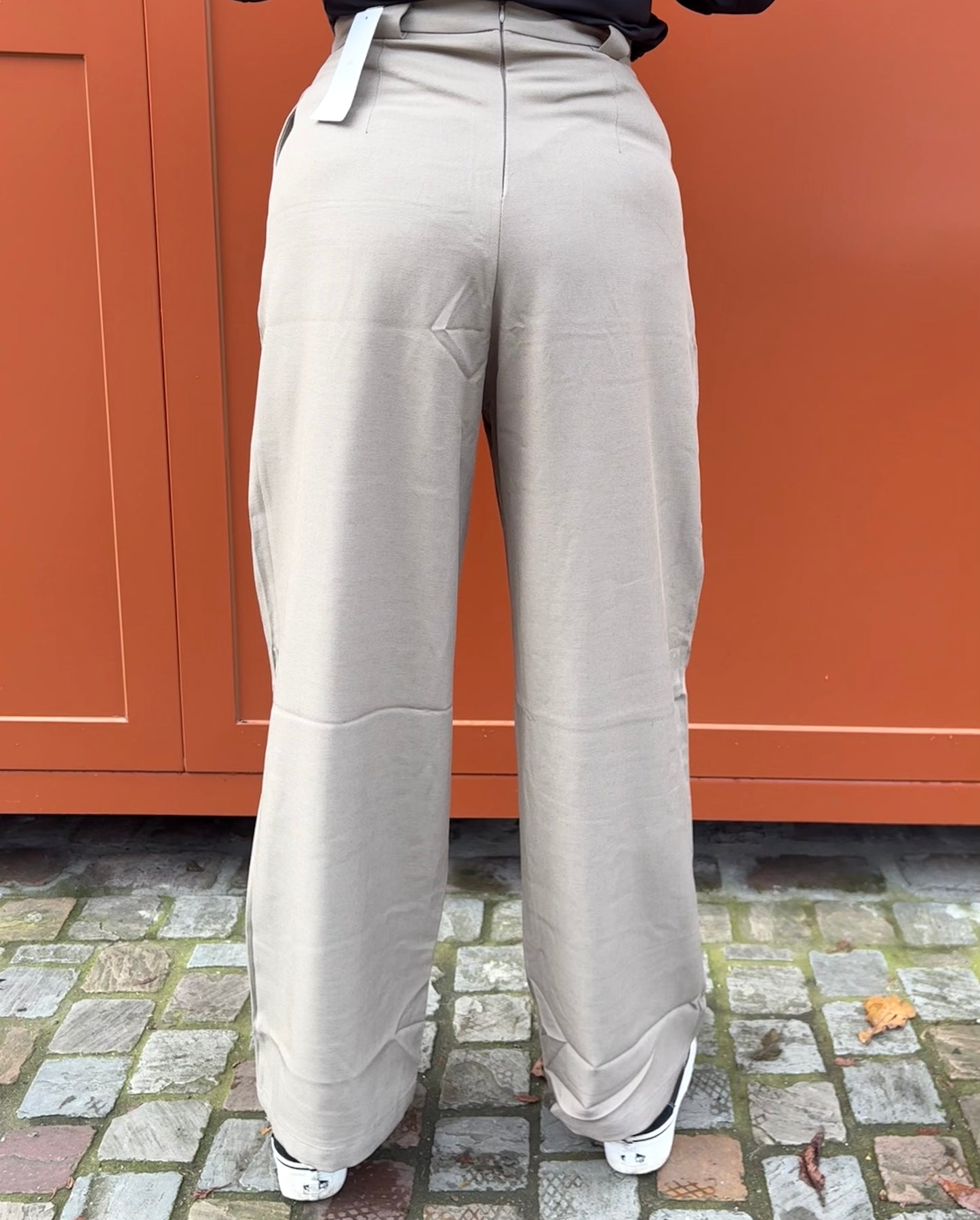 Pantalon de tailleur en coton